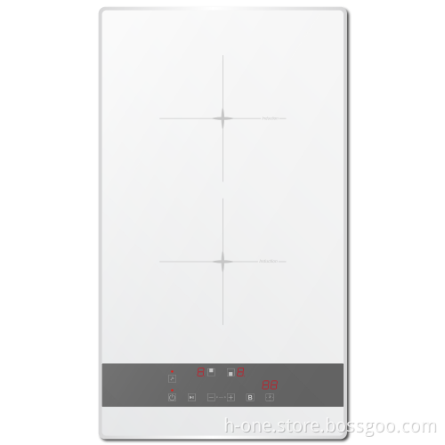 Touch Control 4000W Multi-Function 2 Burner Built-in Induction Cooker
